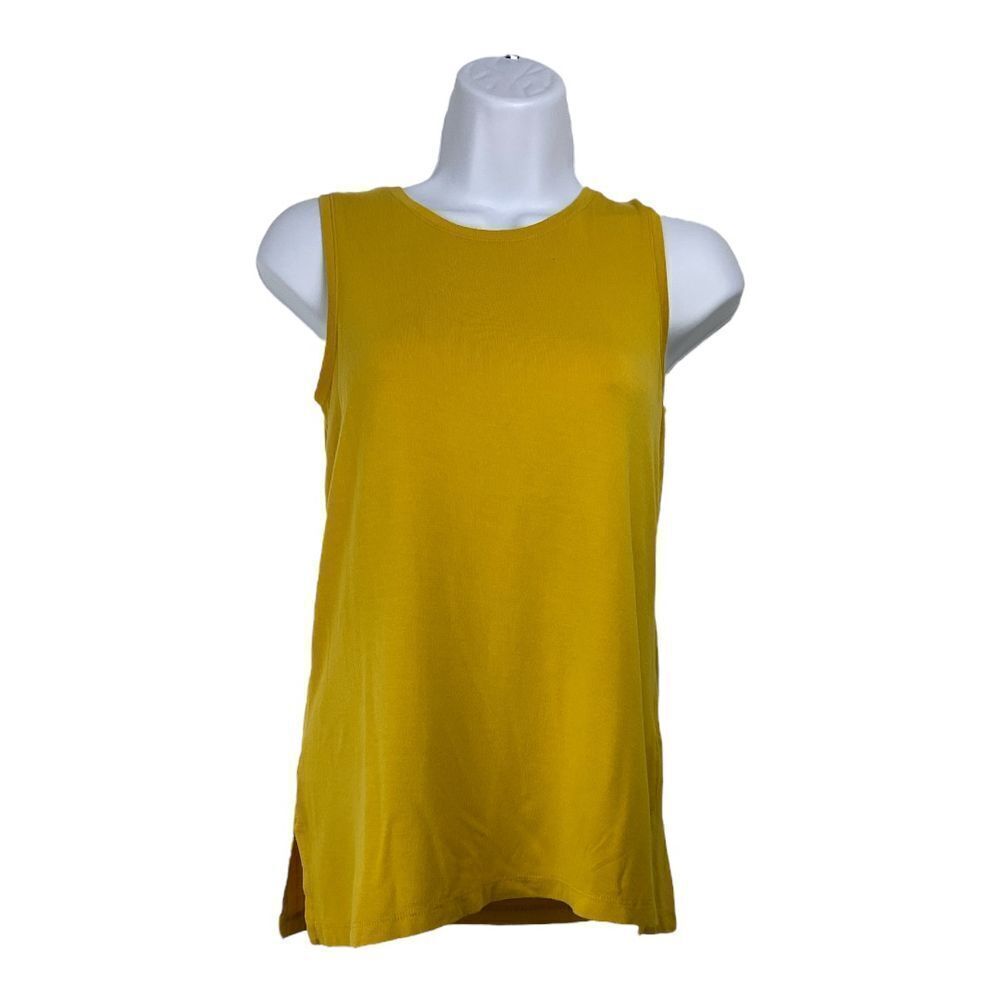 Adrienne Vittadini Womens Tank Sleeveless Top Size XS Minimalist Quiet Luxury